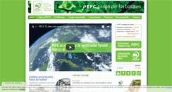 Desktop Screenshot of pefc.es