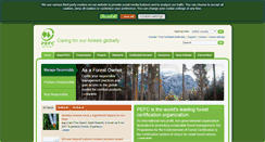 Desktop Screenshot of pefc.org